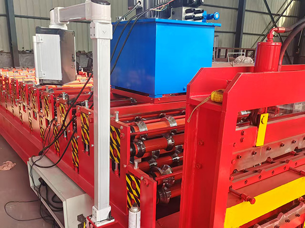 Color steel glazed tile machine