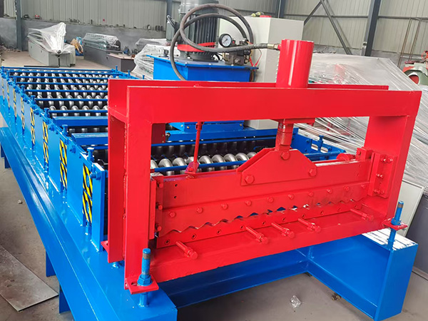 Color steel glazed tile machine