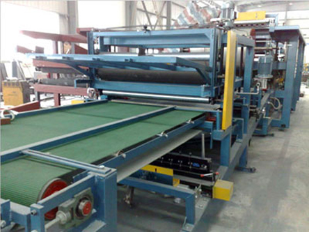 Rock wool composite board machine