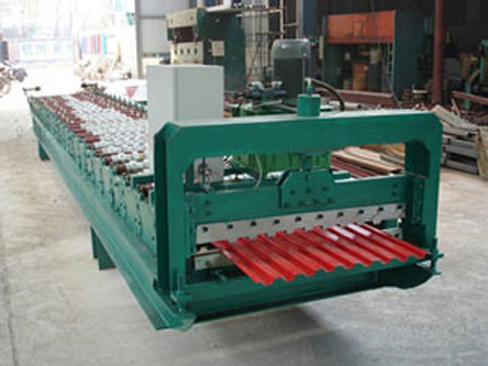 Roller shutter door machine